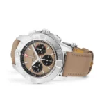 Replica Breitling Avenger B01 Chronograph 44mm Mens Beige Leather AB0147101A1X1 - Image 3