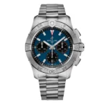 Replica Breitling Avenger B01 Chronograph 42 Mens Blue Stainless Steel AB0146101C1A1