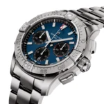 Replica Breitling Avenger B01 Chronograph 42 Mens Blue Stainless Steel AB0146101C1A1 - Image 2