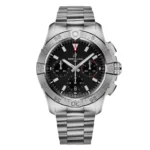 Replica Breitling Avenger B01 Chronograph 42 Mens Black Stainless Steel AB0146101B1A1