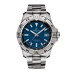 Replica Breitling Avenger Automatic GMT 44mm Mens Blue Stainless Steel A32320101C1A1