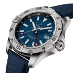 Replica Breitling Avenger Automatic GMT 44mm Mens Blue Leather A32320101C1X1 - Image 3