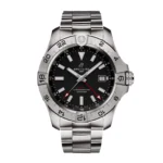 Replica Breitling Avenger Automatic GMT 44mm Mens Black Stainless Steel A32320101B1A1