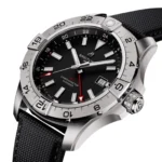Replica Breitling Avenger Automatic GMT 44mm Mens Black Leather A32320101B1X1 - Image 3