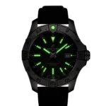 Replica Breitling Avenger Automatic GMT 44mm Mens Black Leather A32320101B1X1 - Image 6