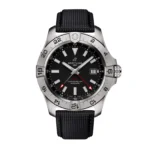 Replica Breitling Avenger Automatic GMT 44mm Mens Black Leather A32320101B1X1 - Image 7