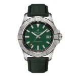 Replica Breitling Avenger Automatic 42mm Mens Green Leather A17328101L1X1 - Image 10
