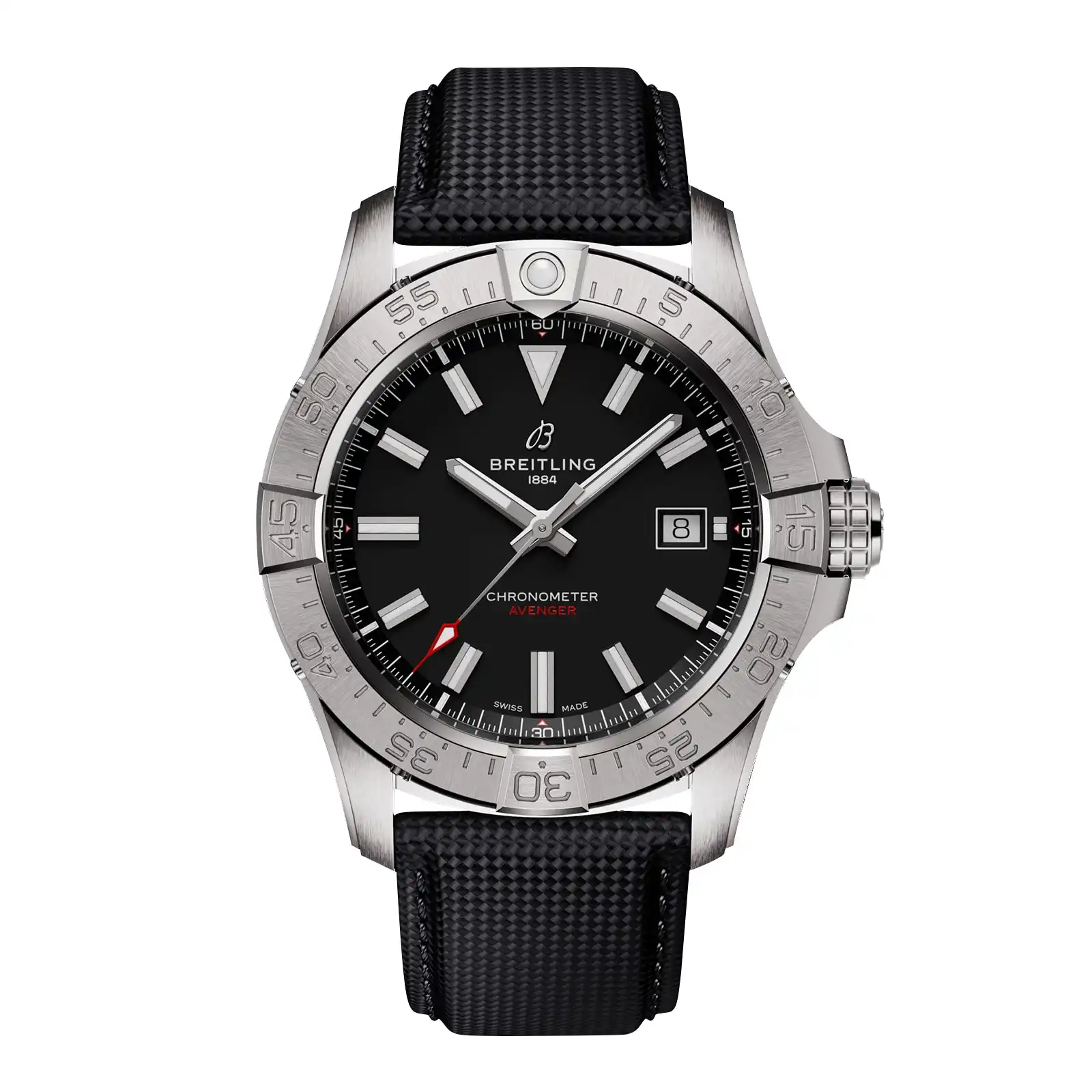 gnvcl2yxxpe.webp Replica Breitling Avenger Automatic 42mm Mens Black Leather A17328101B1X1 - Image 1