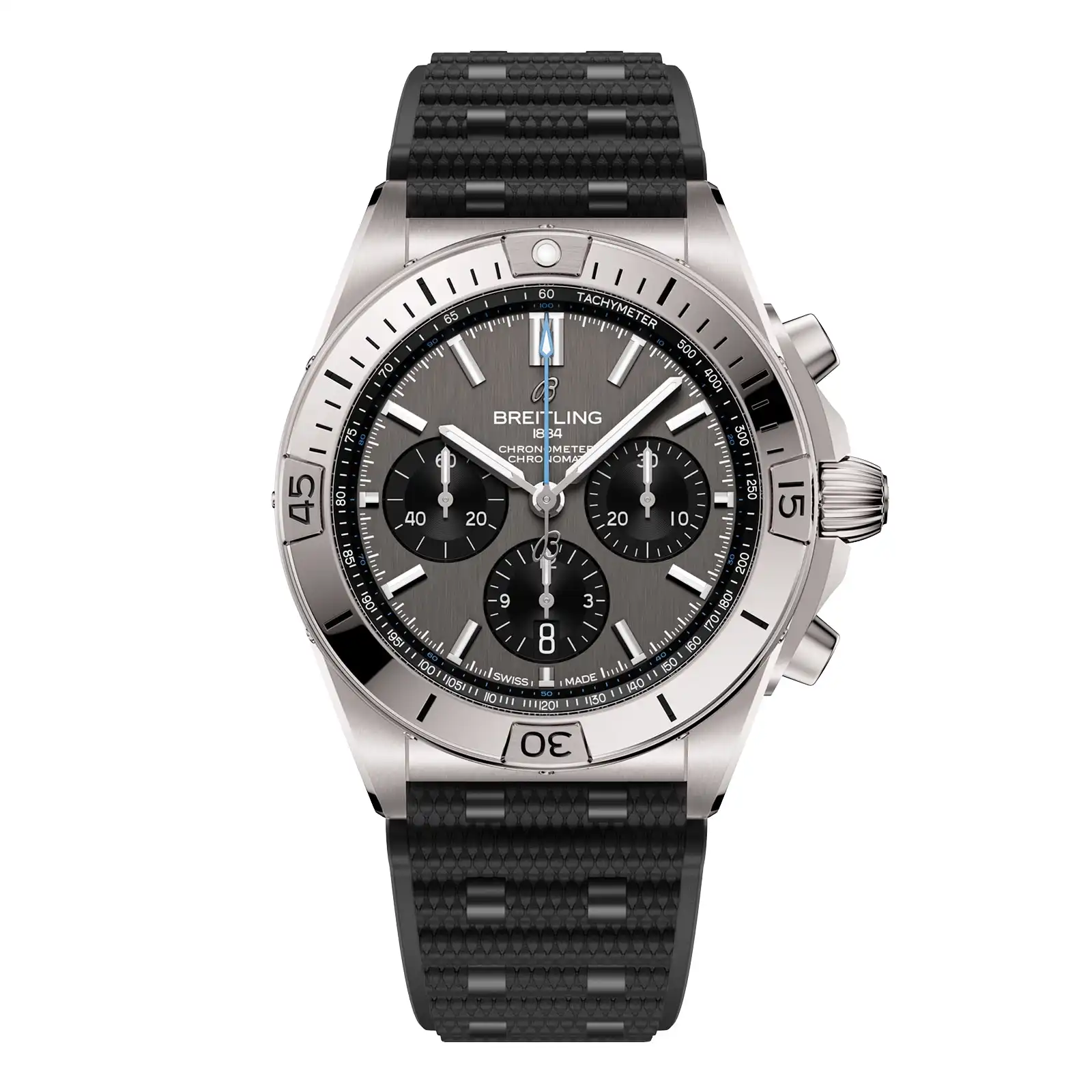 oilqm2mrkwz.webp Replica Breitling Chronomat B01 42mm Mens Grey Rubber EB0134101M1S1 - Image 1