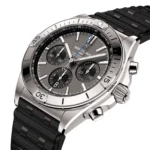 Replica Breitling Chronomat B01 42mm Mens Grey Rubber EB0134101M1S1 - Image 3