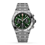 Replica Breitling Chronomat B01 42 Stainless Steel - Green AB0134101L1A1 - Image 8