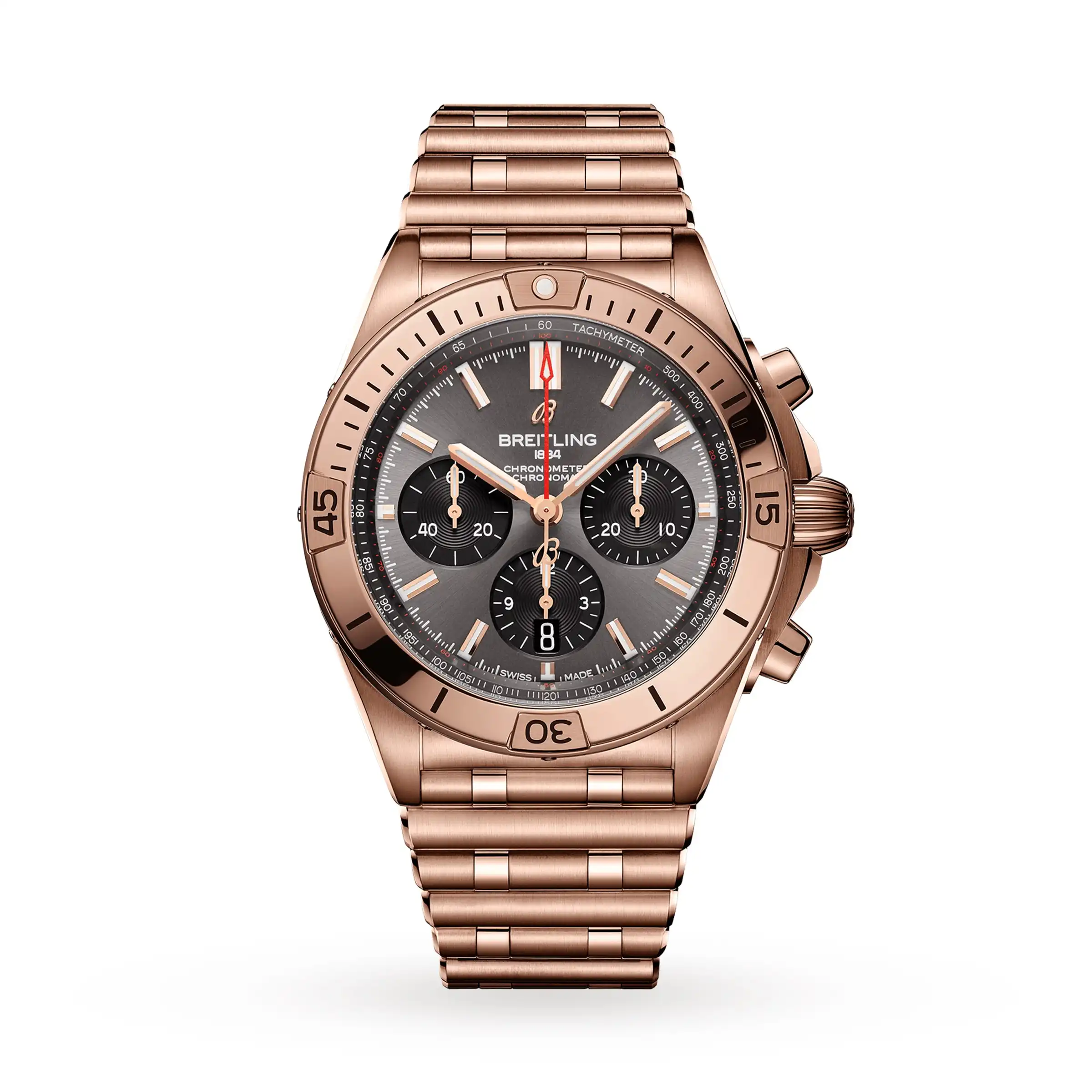 0ydukkl5ks1.webp Replica Breitling Chronomat B01 42 18k Red Gold RB0134101B1R1 - Image 1