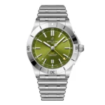 Replica Breitling Chronomat Automatic GMT Giannis Antetokounmpo 40mm Mens Green A32398A11L1A1 - Image 7