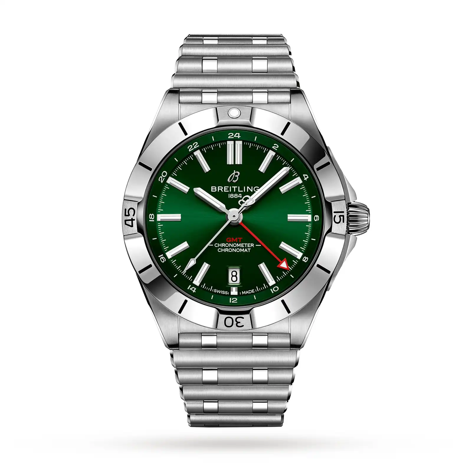 y2injx21c0z.webp Replica Breitling Chronomat Automatic GMT 40 Green Dial A32398101L1A1 - Image 1