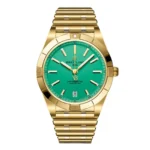 Replica Breitling Chronomat Automatic 36mm Victoria Beckham Limited Edition Ladies Peppermint Yellow Gold K103801A1L1K1