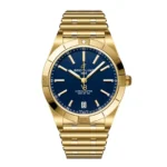 Replica Breitling Chronomat Automatic 36mm Victoria Beckham Limited Edition Ladies Midnight Blue Yellow Gold K103801A1C1K1