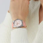 Replica Breitling Chronomat Automatic 36 South Sea Pink Leather Strap Ladies G10380BB1K1P1 - Image 7