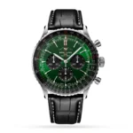 Replica Breitling Navitimer B01 Chronograph 46 Stainless Steel Leather Strap AB0137241L1P1 - Image 8