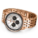 Replica Breitling Navitimer B01 Chronograph 46 18k Red Gold RB0137241G1R1 - Image 3