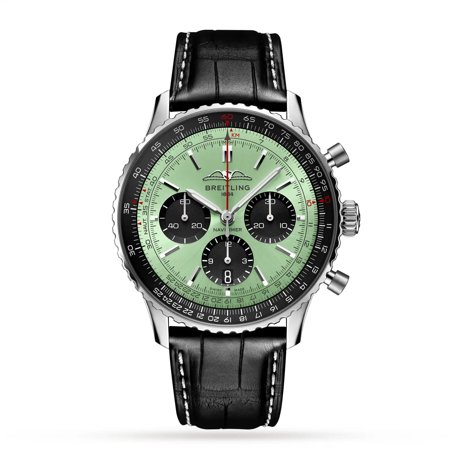 krps1kcgqf2.webp Replica Breitling Navitimer B01 Chronograph 43mm Mint AB0138241L1P1 - Image 1