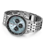 Replica Breitling Navitimer B01 Chronograph 43 Stainless Steel Ice Blue AB0138241C1A1 - Image 3