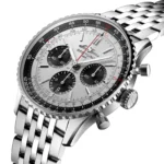 Replica Breitling Navitimer B01 Chronograph 43 Silver AB0138241G1A1 - Image 2