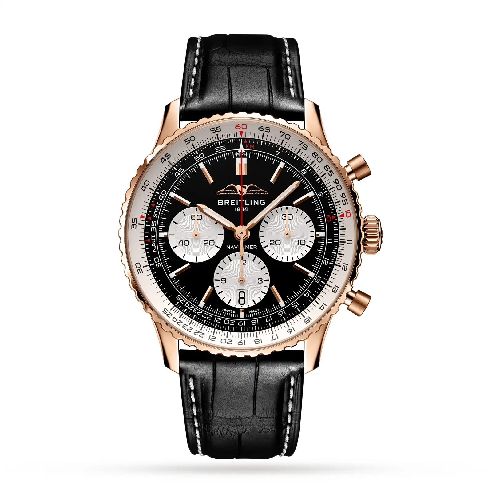 2ntr5gfvaom.webp Replica Breitling Navitimer B01 Chronograph 43 Black RB0138211B1P1 - Image 1