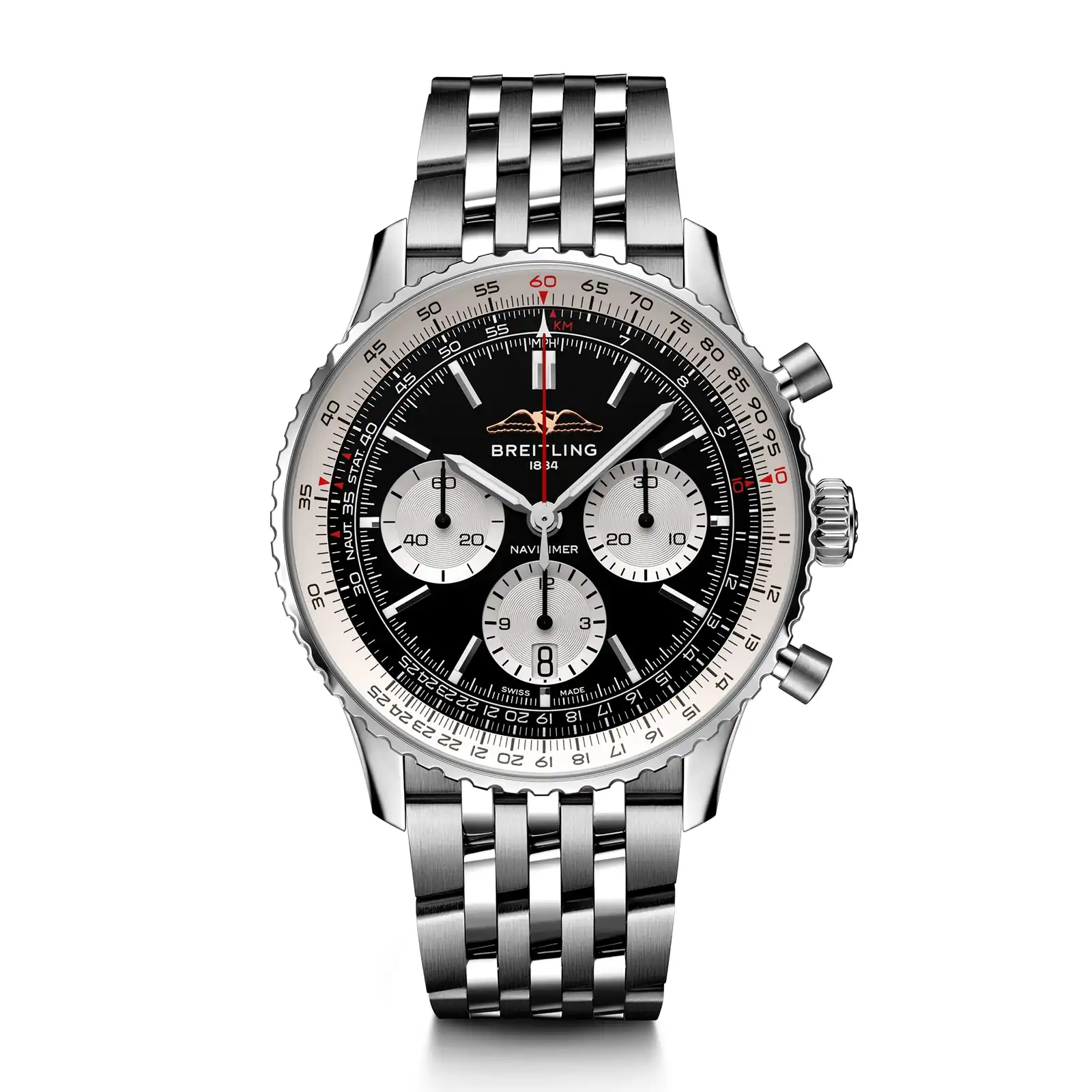 bltx0u50z35.webp Replica Breitling Navitimer B01 Chronograph 43 Black AB0138211B1A1 - Image 1