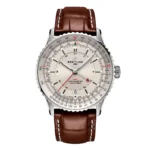 Replica Breitling Navitimer Automatic GMT 41mm Mens Silver A32310211G1P1 - Image 7