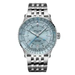 Replica Breitling Navitimer Automatic GMT 41mm Mens Light Blue Stainless Steel A32310171C1A1