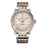 Replica Breitling Navitimer Automatic 41mm Mens Silver Stainless Steel And 18k Red Gold U17329F41G1U1 - Image 3