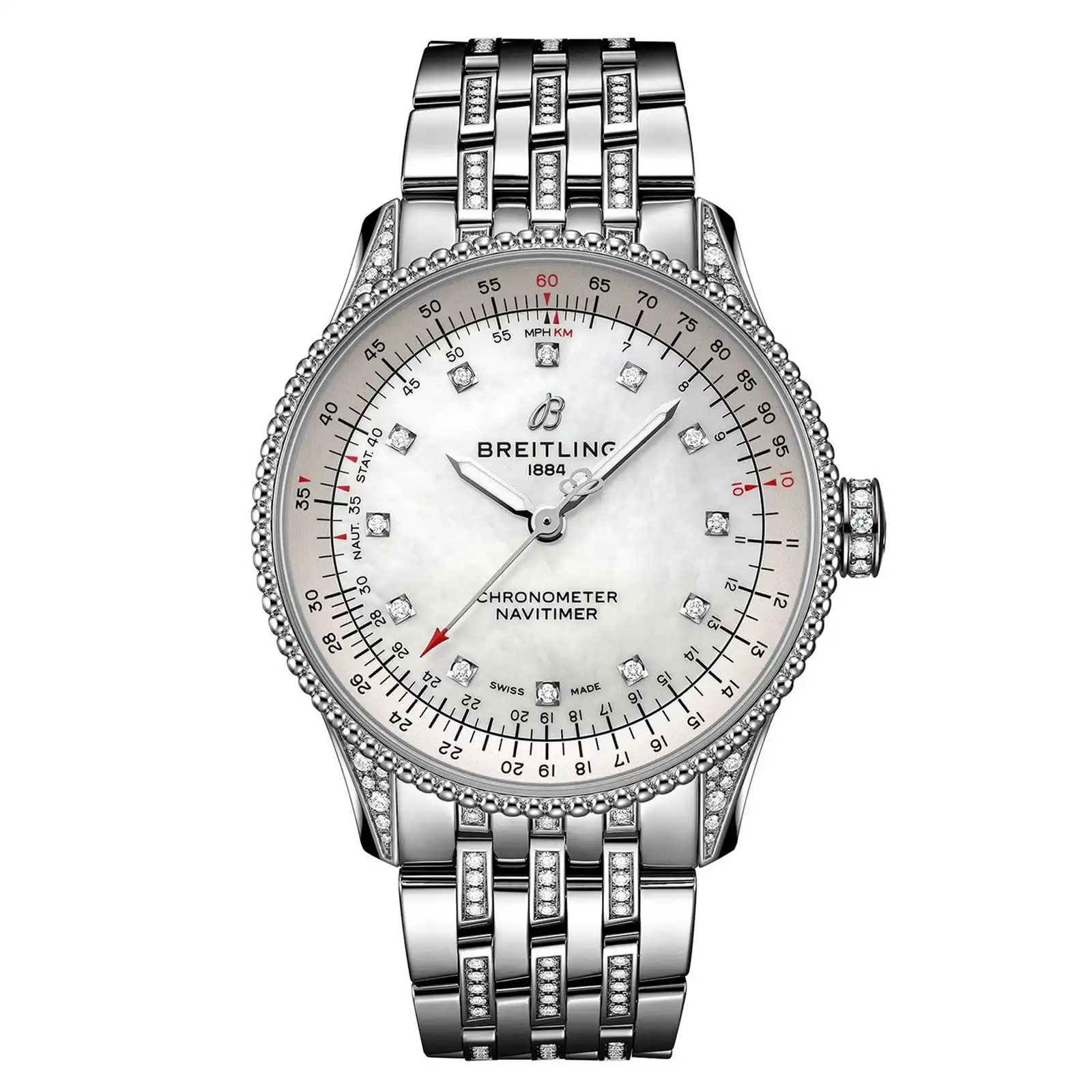 t4ha2e3tag0.webp Replica Breitling Navitimer Automatic 35mm Ladies Mother Of Pearl A17395721G1A1 - Image 1