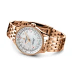 Replica Breitling Navitimer Automatic 35 18ct Red Gold Mother of Pearl R17395211A1R1 - Image 3