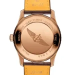 Replica Breitling Navitimer Automatic 18k Red Gold Leather Strap 41mm Mens R17326211G1P1 - Image 3