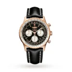 Replica Breitling Navitimer Automatic 18ct Red Gold Leather Strap 43mm Mens RB012012/BA49 436X - Image 8