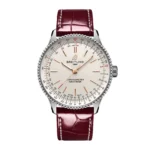 Replica Breitling Navitimer 36mm Ladies Silver Alligator A17327211G1P1