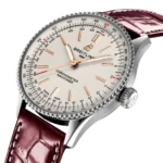 Replica Breitling Navitimer 36mm Ladies Silver Alligator A17327211G1P1 - Image 3