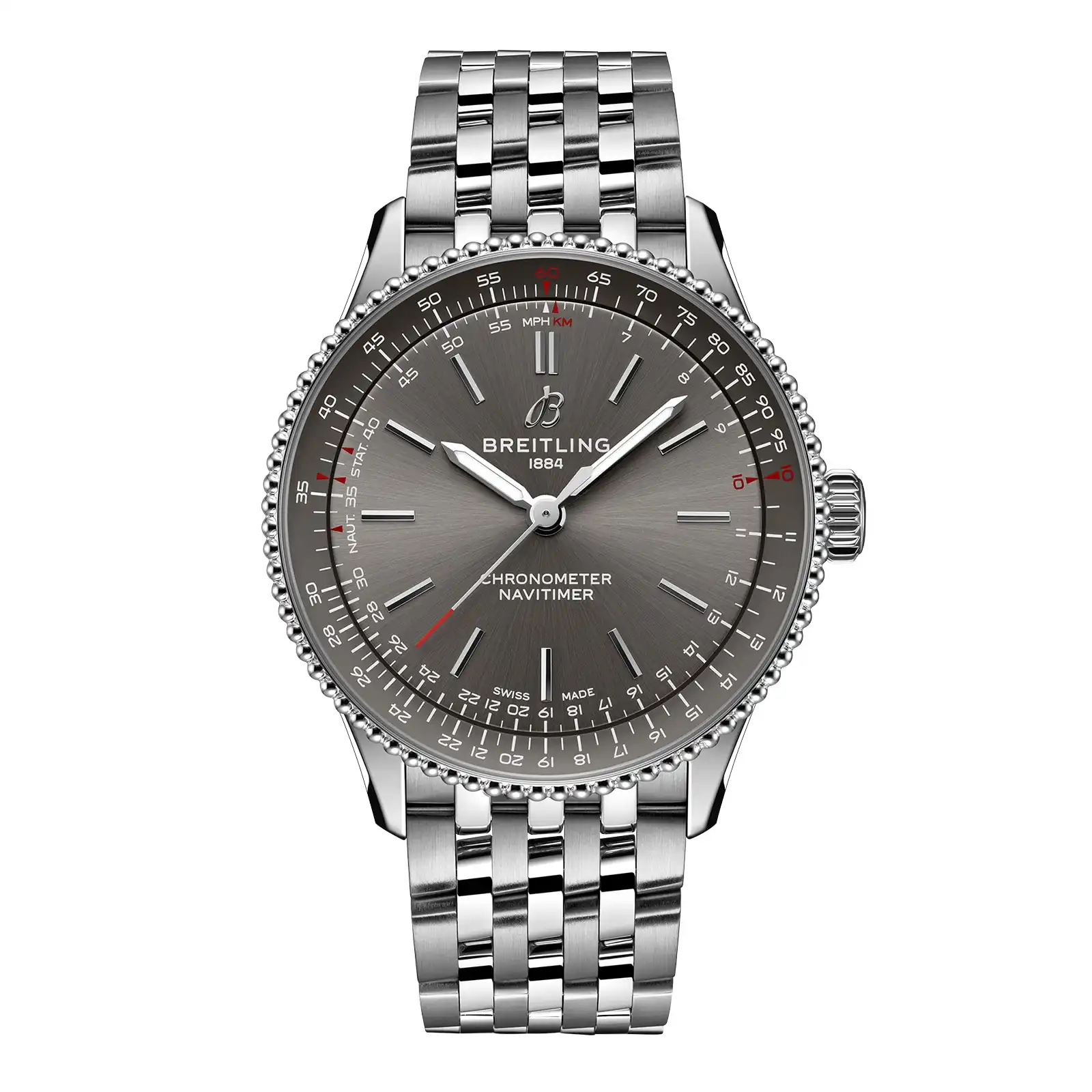 sx3q4irbaii.webp Replica Breitling Navitimer 36mm Ladies Grey A17327381B1A1 - Image 1