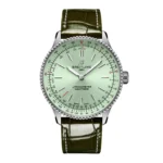 Replica Breitling Navitimer 36mm Ladies Green Alligator A17327361L1P1 - Image 8