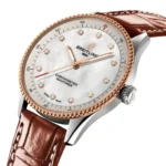 Replica Breitling Navitimer 32mm Ladies White Mother Of Pearl Alligator U77320E61A1P1 - Image 3