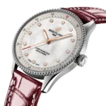 Replica Breitling Navitimer 32mm Ladies White Mother Of Pearl Alligator A77320E61A2P2 - Image 3