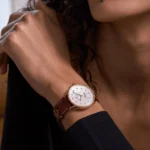 Replica Breitling Navitimer 32mm Ladies White Mother Of Pearl Alligator 18k Red Gold R77320E61A1P1 - Image 5