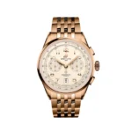 Replica Breitling Premier B01 Chronograph 42mm Mens Silver 18ct Rose Gold RB0145371G1R1 - Image 3