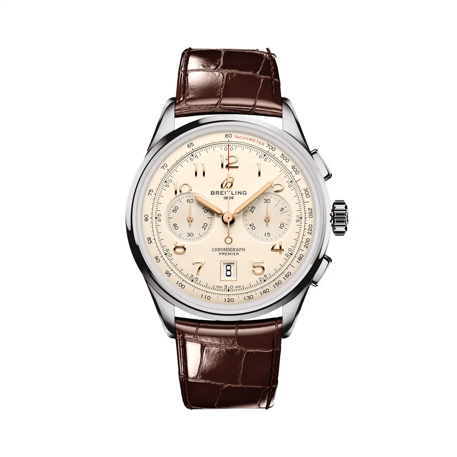 aaf4ho1rwka.webp Replica Breitling Premier B01 Chronograph 42mm Mens Cream AB0145211G1P1 - Image 1