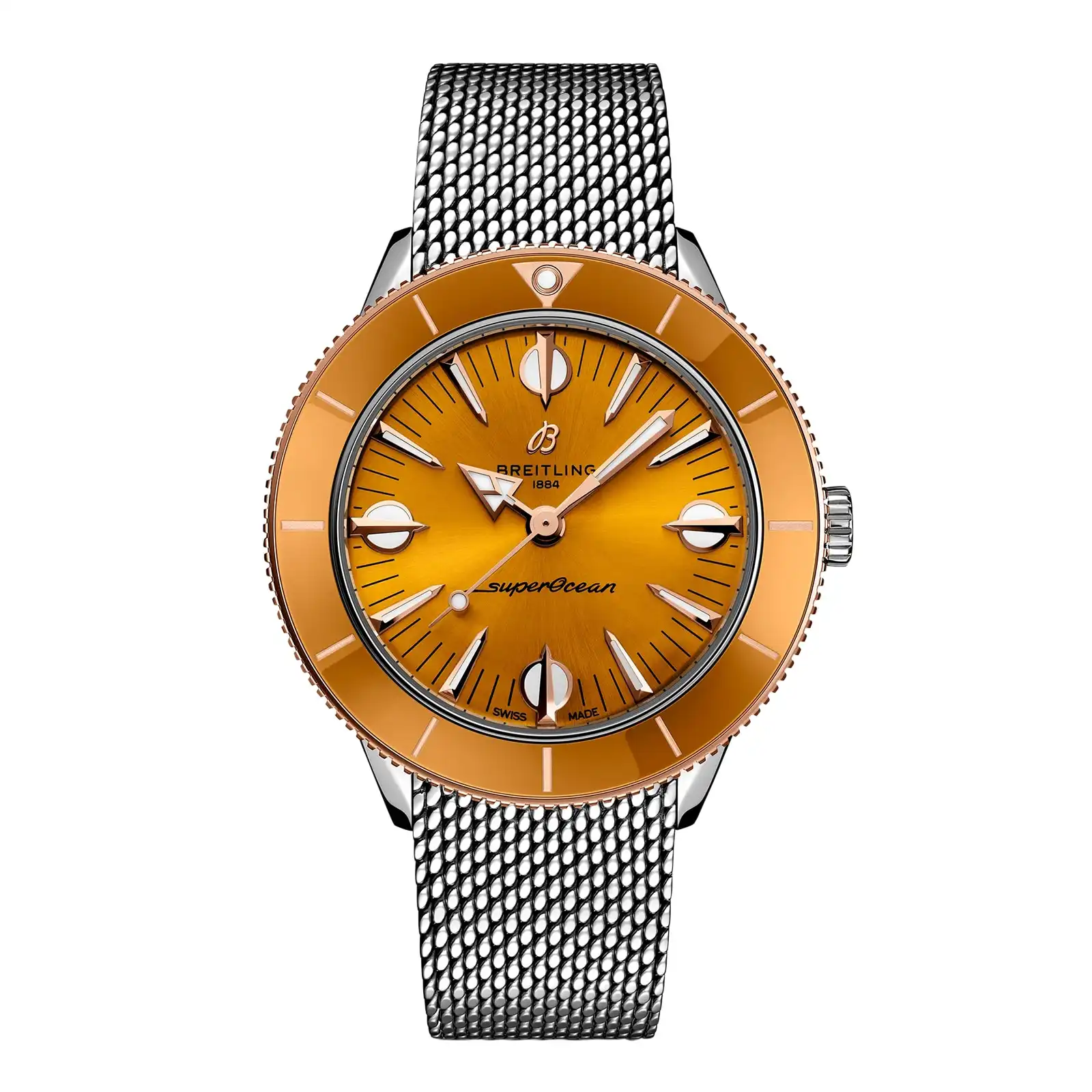 xy3y02bxgde.webp Replica Breitling Superocean Heritage '57 Highlands Capsule 38mm Mens Yellow 2 Straps U10340281I1A1 - Image 1