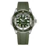 Replica Breitling Superocean Automatic Super Diver 46mm Mens Green Rubber E10379D31L1S1