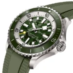 Replica Breitling Superocean Automatic Super Diver 46mm Mens Green Rubber E10379D31L1S1 - Image 2