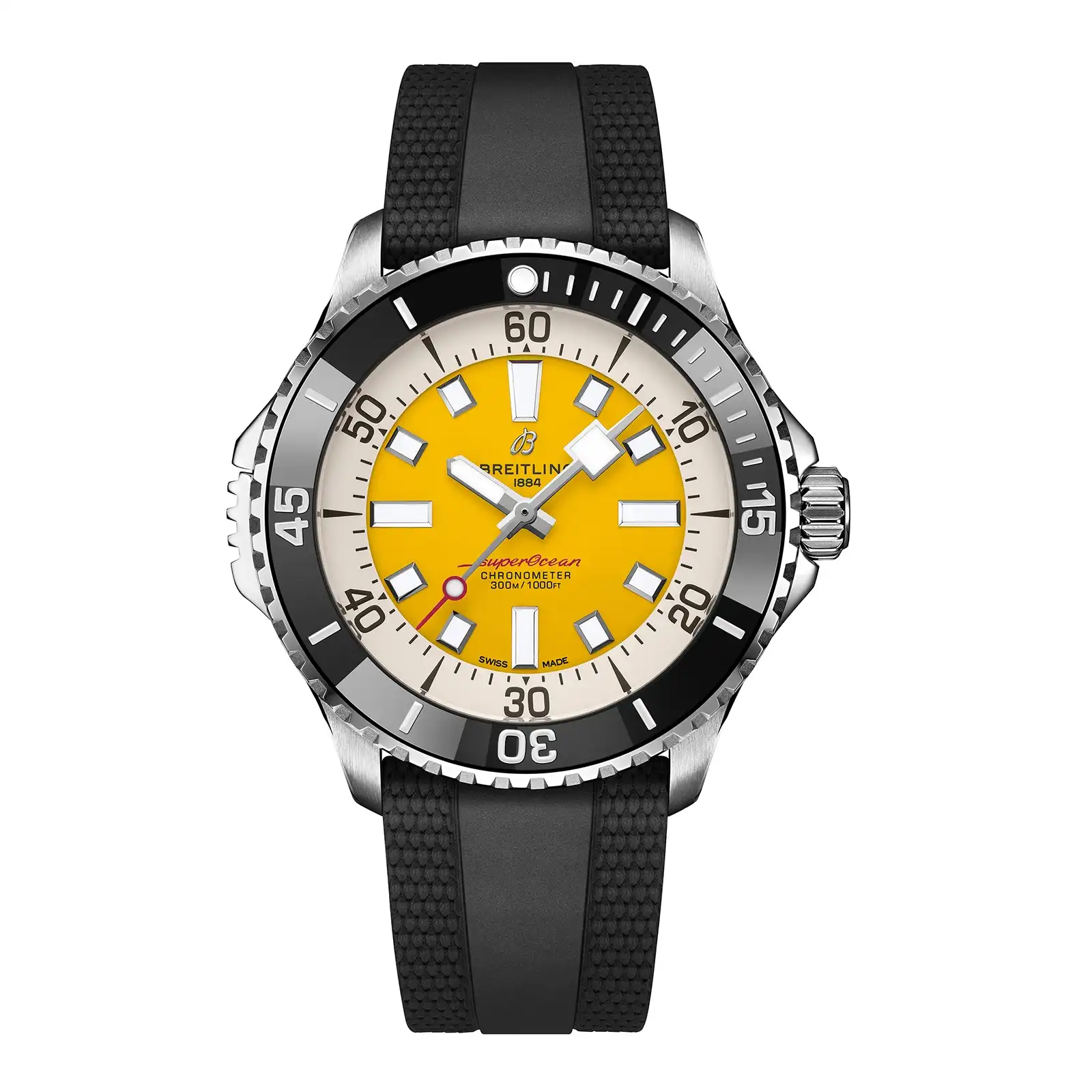 k4dq22vb0nl.webp Replica Breitling Superocean Automatic Code Yellow UK Edition 46mm Mens Yellow Rubber A173781A1I1S1 - Image 1