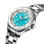 Replica Breitling Superocean Automatic 36 Stainless Steel - Turquoise A17377211C1A1 - Image 3