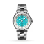 Replica Breitling Superocean Automatic 36 Stainless Steel - Turquoise A17377211C1A1 - Image 8